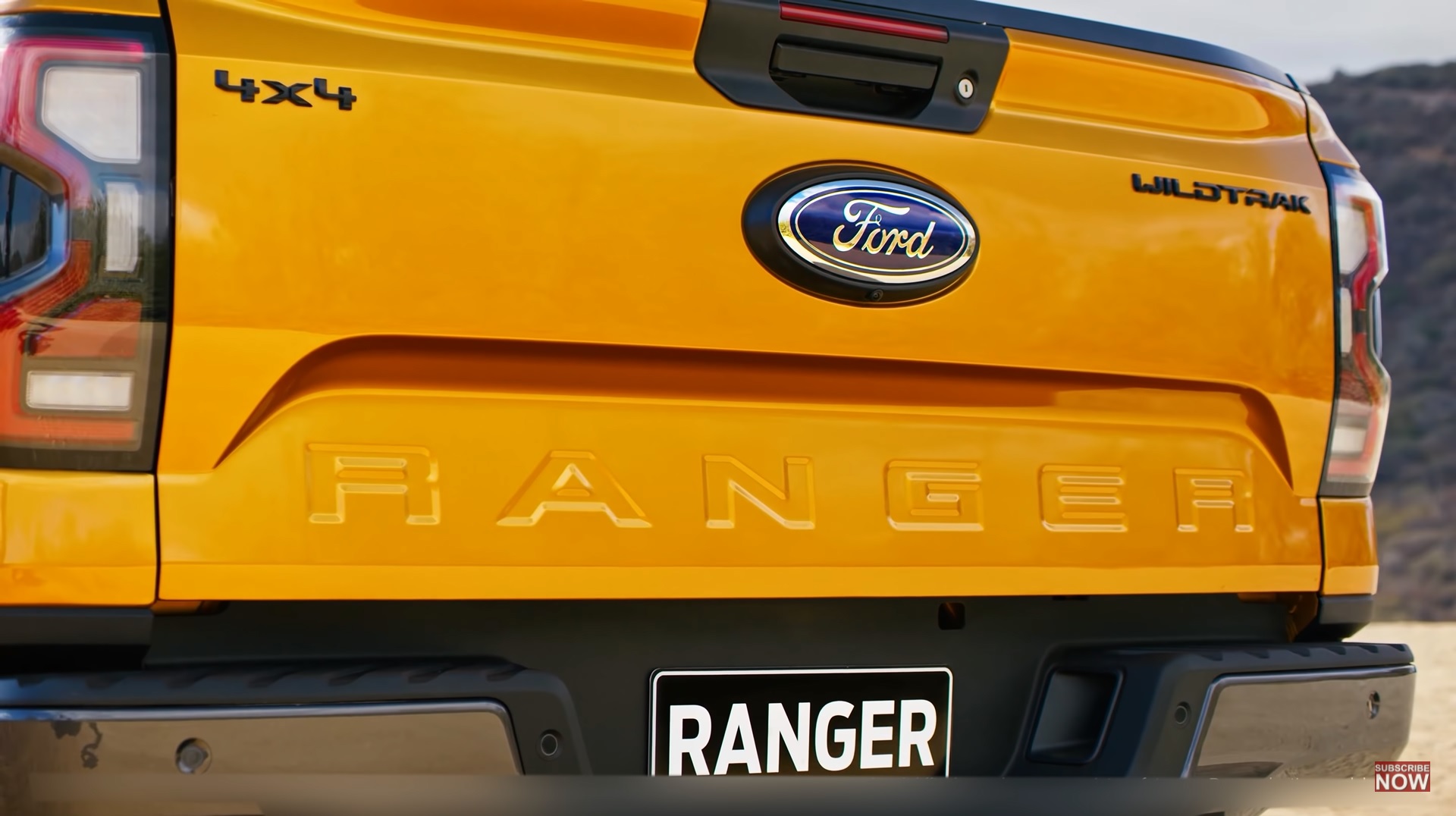 Phần sau xe Ford Ranger Wildtrak 2023